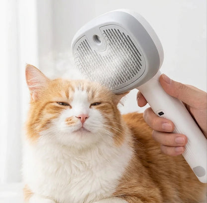 Cepillo de Vapor para Mascotas - ¡Masaje y limpieza en uno!